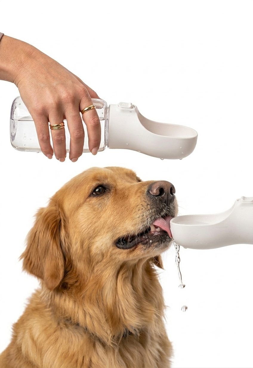 Portable Dog Water Bottle for Dogs – Leak Proof Travel Water Dispenser