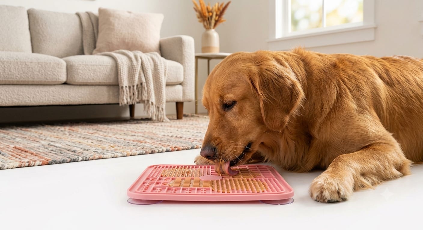 Dog Lick Mat – Slow Feeder & Anxiety Relief Mat