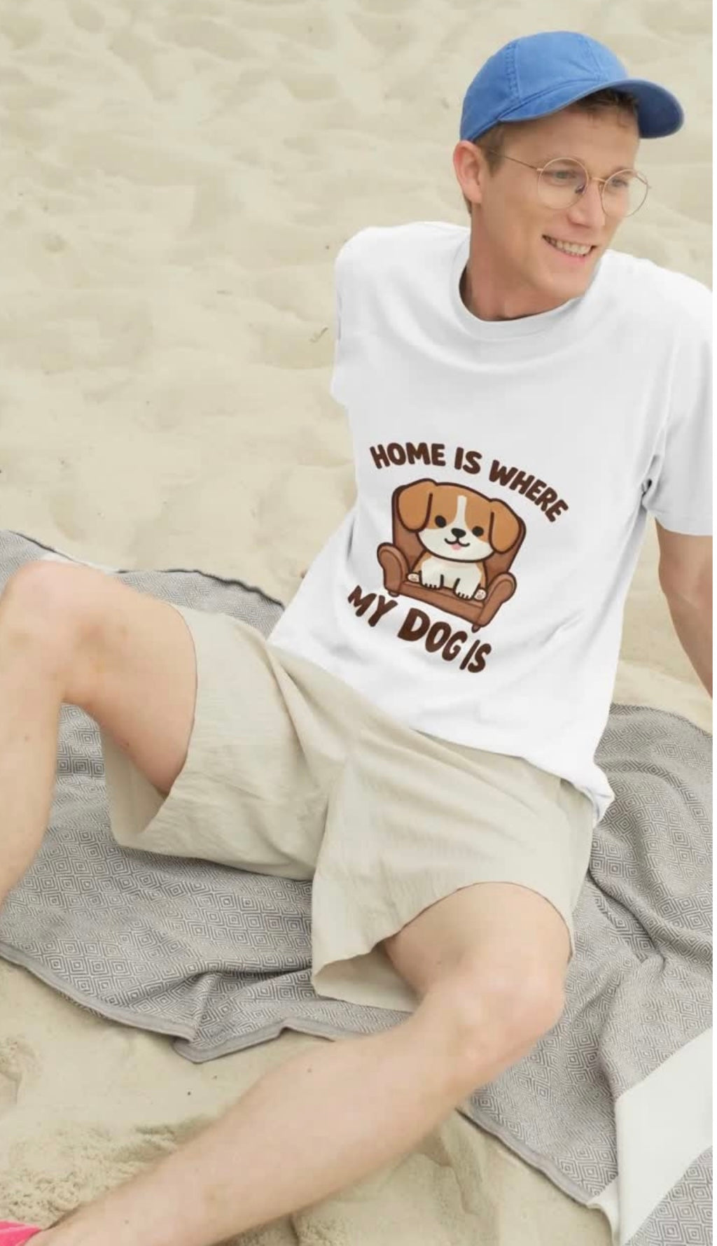 Home Is Where My Dog Is – Unisex T-Shirt