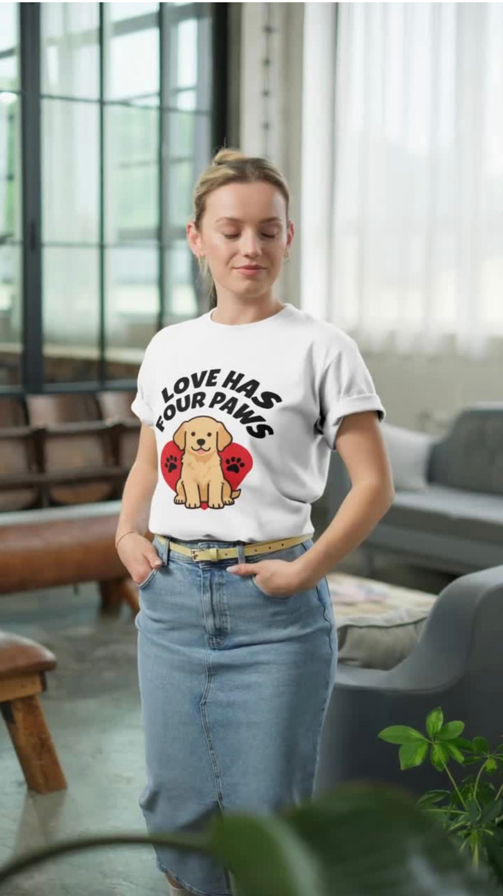 Love Has Four Paws T-Shirt