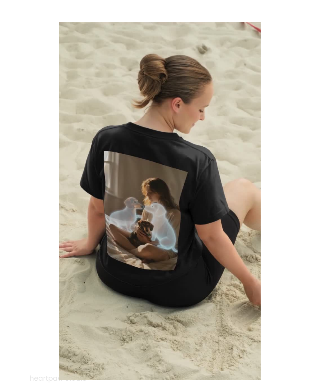 Dachshund Memory Tee – Pet Loss Remembrance Shirt, Dog Mom Gift, Rainbow Bridge T-Shirt