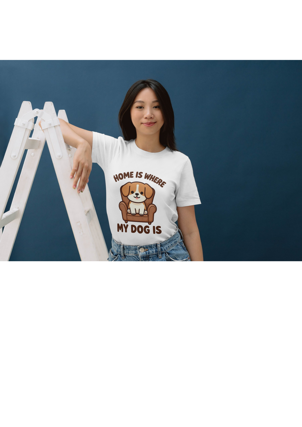 Home Is Where My Dog Is – Unisex T-Shirt