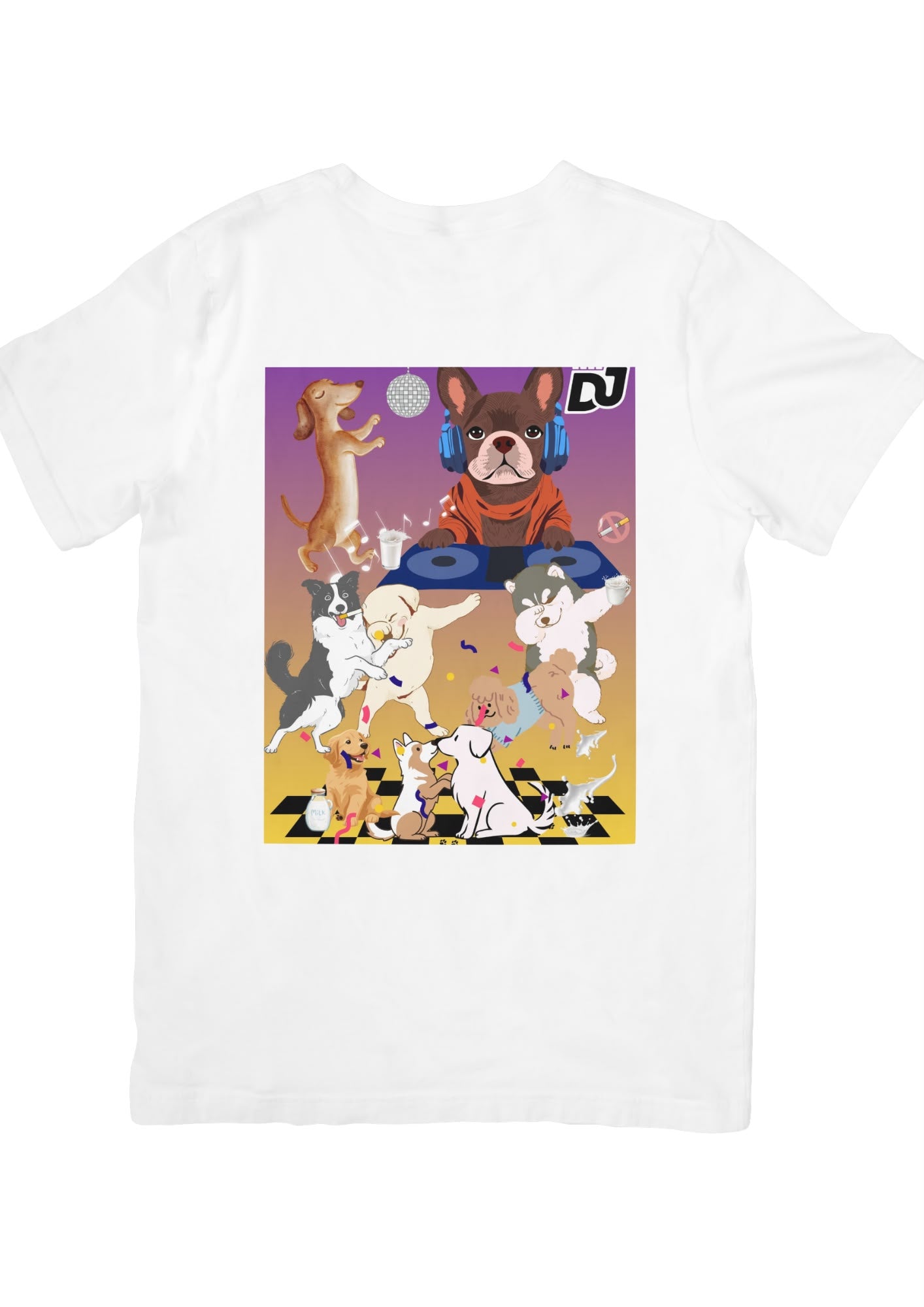 DJ Dog Party T-Shirt – Funny Dog Lover Graphic Tee