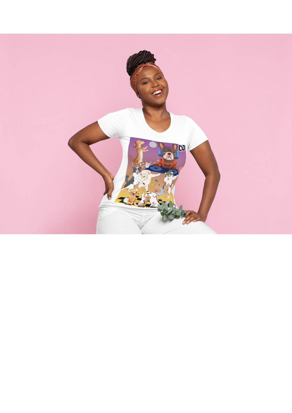 DJ Dog Party T-Shirt – Funny Dog Lover Graphic Tee