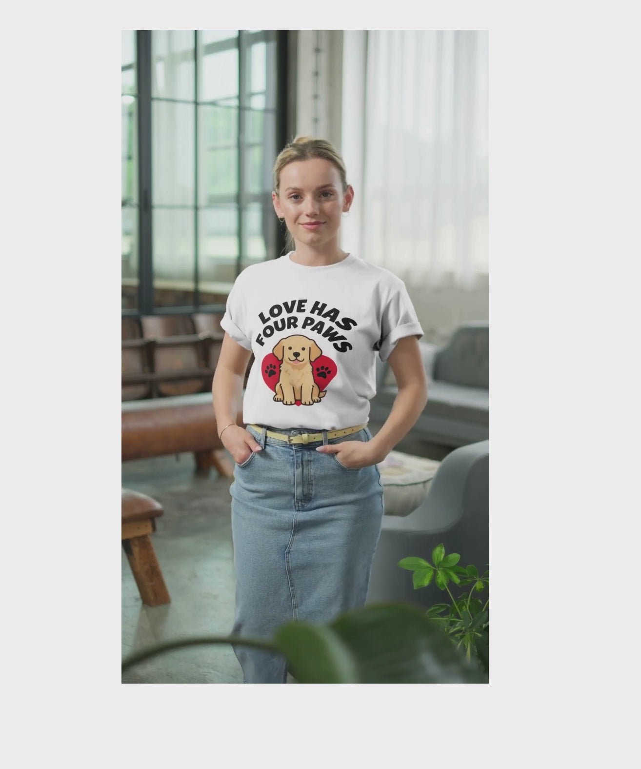 Love Has Four Paws T-Shirt